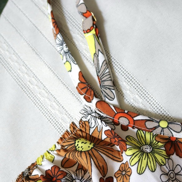 Retro floral tank top - Picture 5 of 8